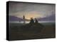 Moonrise over the Sea-Caspar David Friedrich-Premier Image Canvas