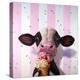 Mooo-Licious-Lucia Heffernan-Stretched Canvas