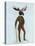 Moose in Suit Full-Fab Funky-Stretched Canvas