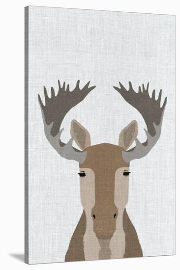 Moose-Annie Bailey Art-Stretched Canvas