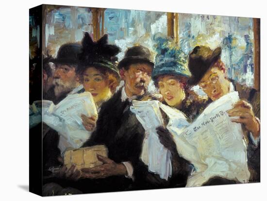 Mora: Morning News, C1912-Francis Luis Mora-Premier Image Canvas