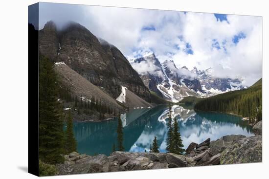 Moraine Lake, a Glacially-Fed Lake in Banff National Park, Alberta, Canada, Situated in the Valley-darrenmbaker-Premier Image Canvas