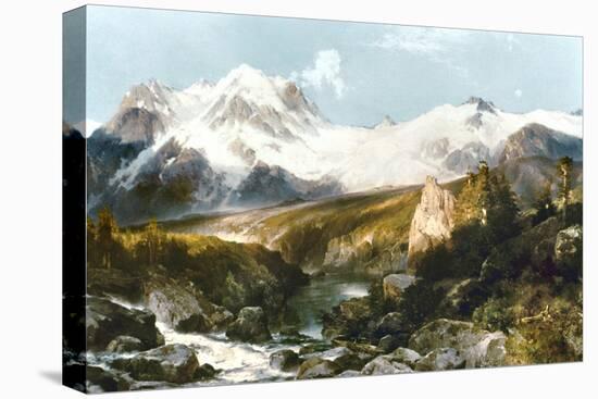 Moran: Teton Range, 1897-Thomas Moran-Premier Image Canvas