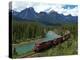 Morants Curve, Bow River, Canadian Pacific Railway, Near Lake Louise, Banff National Park, UNESCO W-Hans Peter Merten-Premier Image Canvas