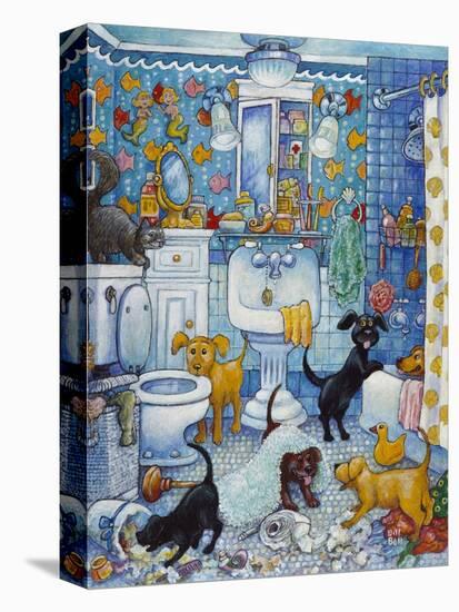 More Bathroom Pups-Bill Bell-Premier Image Canvas