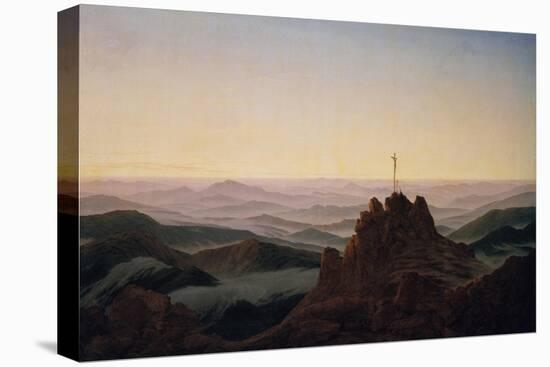 Morgen Im Riesengebirge, um 1810-Caspar David Friedrich-Premier Image Canvas