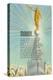 Mormon Statue, Angel Moroni-null-Stretched Canvas