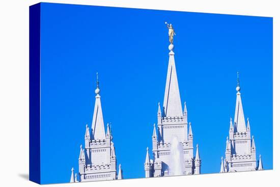 Mormon Temple in Salt Lake City Utah-null-Premier Image Canvas