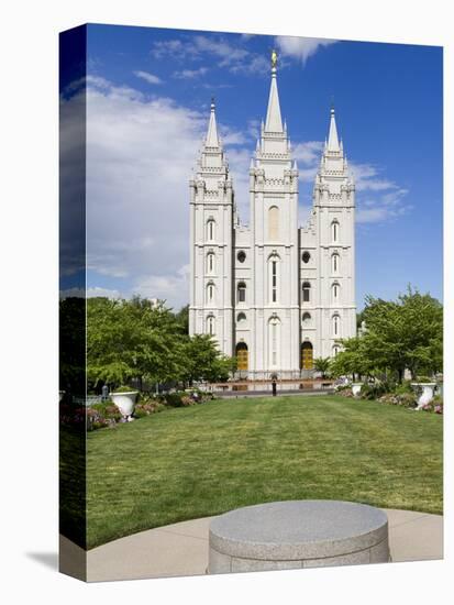 Mormon Temple on Temple Square, Salt Lake City, Utah, United States of America, North America-Richard Cummins-Premier Image Canvas