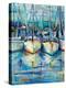 Morning Dock-Jeanette Vertentes-Stretched Canvas