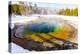 Morning Glory in Snow. Yellowstone National Park, Wyoming.-Tom Norring-Premier Image Canvas