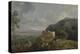 Morning: Landscape with Mares and Sheep, C.1770-80-George the Elder Barret-Premier Image Canvas