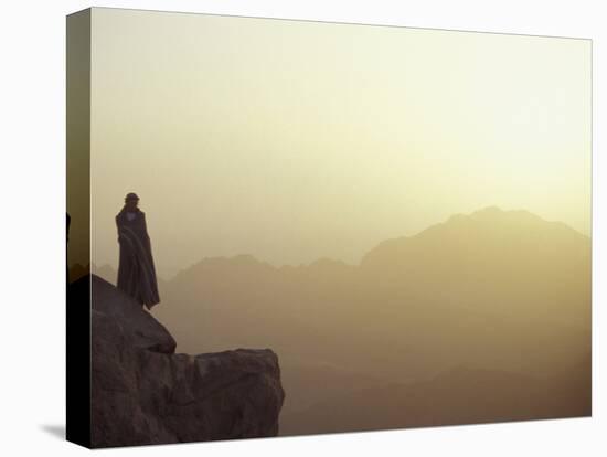 Morning Light on Moses' Mountain Pilgrim, Egypt-Michele Molinari-Premier Image Canvas