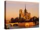 Morning Light on Notre Dame, Paris, France-Walter Bibikow-Premier Image Canvas