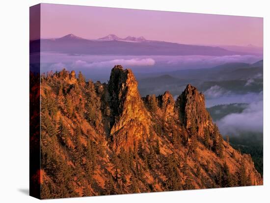 Morning Light on Paulina Peak-Steve Terrill-Premier Image Canvas