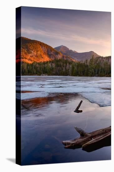 Morning Light on Whiteface Mountain and Spring Thaw on Copperas Pond, Adirondack Park-null-Premier Image Canvas
