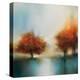 Morning Mist & Maple II-J^P^ Prior-Stretched Canvas