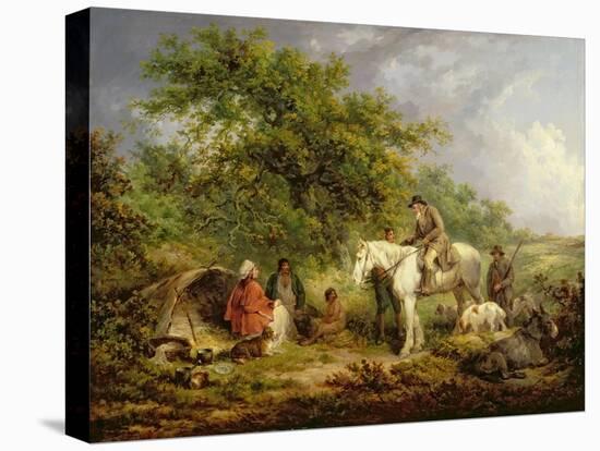 Morning, or the Benevolent Sportsman, 1792-George Morland-Premier Image Canvas