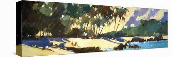 Morning Shadows on the Beach-Darrell Hill-Premier Image Canvas
