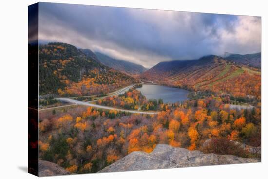 Morning Storm at Echo Lake, New Hampshire-Vincent James-Premier Image Canvas