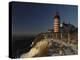 Morning Sunlight Strikes the West Quoddy Head Lighthouse, Lubec, Maine-Michael C. York-Premier Image Canvas