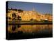 Morning View of Old Town, Ventimiglia, Riviera di Ponente, Liguria, Italy-Walter Bibikow-Premier Image Canvas