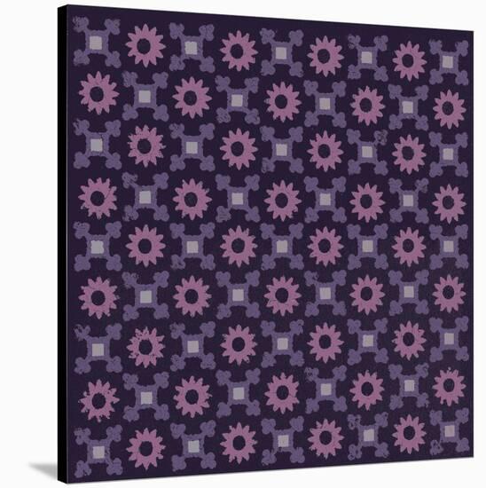 Moroccan Daisy (Purple)-Susan Clickner-Stretched Canvas