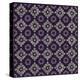 Moroccan Twelve Point Star (Purple)-Susan Clickner-Stretched Canvas