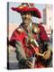 Moroccan Water Seller in Traditional Dress in the Djemaa El Fna, Marrakech-Julian Love-Premier Image Canvas