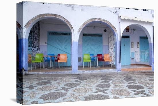 Morocco, Local Village Eatery in Chefchaouen in Village Medina-Emily Wilson-Premier Image Canvas