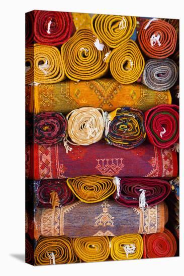 Morocco, Marrakech, Carpets in Market-Andrea Pavan-Premier Image Canvas