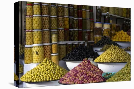 Morocco, Marrakech. Olives of Marrakech Souks-Kymri Wilt-Premier Image Canvas