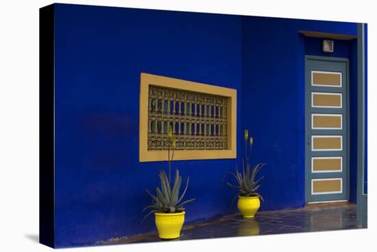 Morocco, Marrakech. Yves Saint Laurent's Jardin Majorelle-Kymri Wilt-Premier Image Canvas