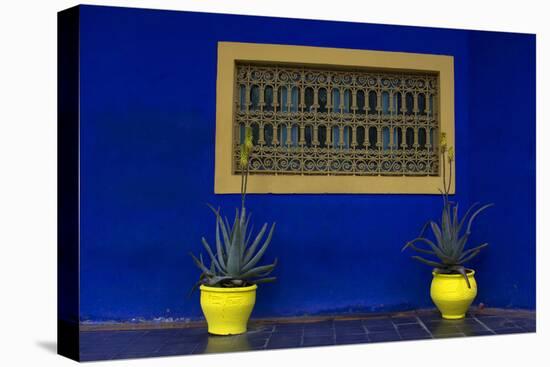 Morocco, Marrakech. Yves Saint Laurent's Jardin Majorelle-Kymri Wilt-Premier Image Canvas