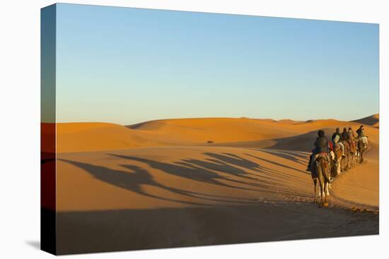 Morocco, Merzouga. Desert Caravan and Dromedaries-Michele Molinari-Premier Image Canvas