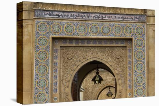 Morocco, Rabat. Ornate Gate of Royal Palace of Rabat-Kymri Wilt-Premier Image Canvas