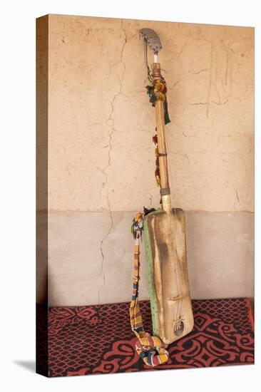 Morocco, Sahara region. Hajhouj or guembri musical instrument used in Gnawa music.-Brenda Tharp-Premier Image Canvas