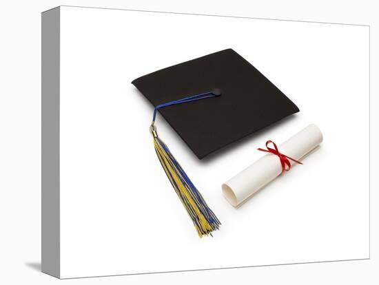 Mortarboard and Diploma-Lew Robertson-Premier Image Canvas