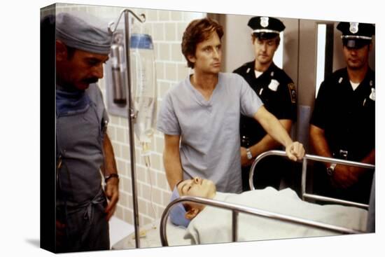Morts suspectes Coma by Michael Crichton with Michael Douglas and Genevieve Bujold, 1978 (photo)-null-Stretched Canvas