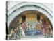 Mosaic Above the Entrance to St. Mark's Basilica Depicts St. Mark's Funeral, Venice, Italy-Rob Tilley-Premier Image Canvas