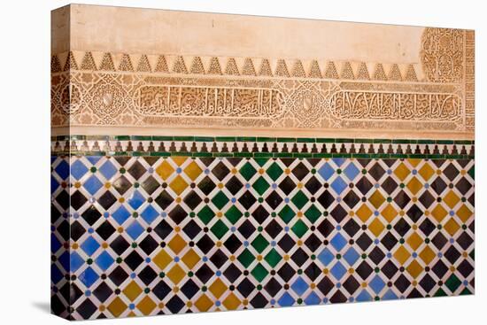 Mosaic At The Alhambra, Granada, Spain-neirfy-Premier Image Canvas