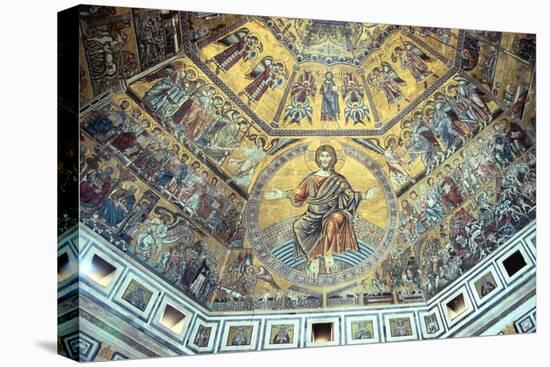 Mosaic Ceiling, Baptistry of St John, Florence, Italy-Peter Thompson-Premier Image Canvas