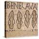 Mosaic from Villa's Entry Way Depicting Sandals and Words Bene Lava-null-Premier Image Canvas
