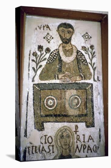 Mosaic of a man writing at a desk, 4th century. Artist: Unknown-Unknown-Premier Image Canvas