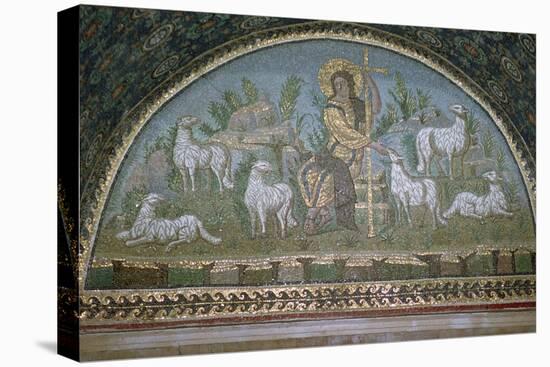 Mosaic of Christ the Good Shepherd, 5th century BC.. Artist: Unknown-Unknown-Premier Image Canvas