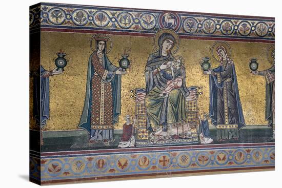Mosaic on Facade of the Church of Santa Maria in Trastevere-Stuart Black-Premier Image Canvas