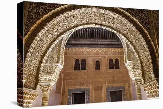 Mosaic Walls at the Alhambra Palace, Granada, Andalusia, Spain-Carlos Sanchez Pereyra-Premier Image Canvas