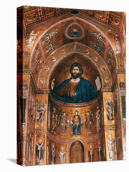 Mosaics on Apse including Christ Pantocrator, 12th century-null-Premier Image Canvas