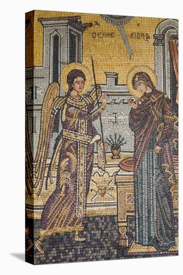 Mosaics on the Wall of St. George's Church, Madaba, Jordan, Middle East-Richard Maschmeyer-Premier Image Canvas