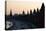 Moscow, Kremlin Shore, Riverside Road, Dusk, Silhouettes-Catharina Lux-Premier Image Canvas